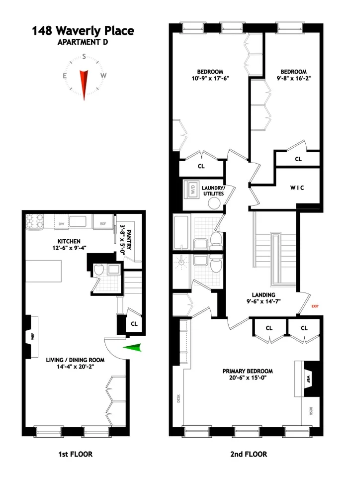 Unit for sale at 148 WAVERLY Place, Manhattan, NY 10014