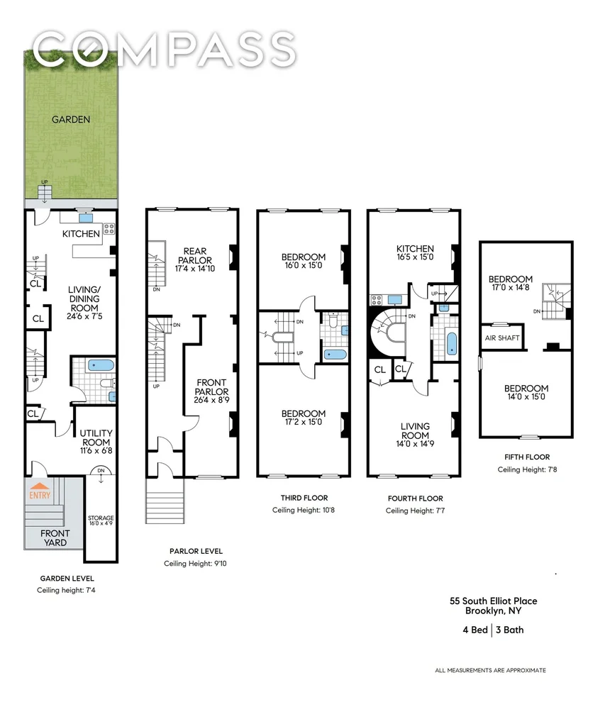 Unit for sale at 55 S Elliott Place, Brooklyn, NY 11217