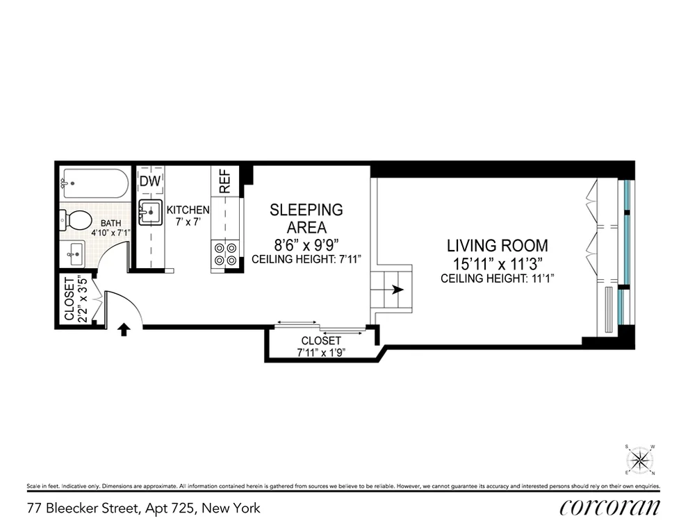 Unit for sale at 77 BLEECKER Street, Manhattan, NY 10012