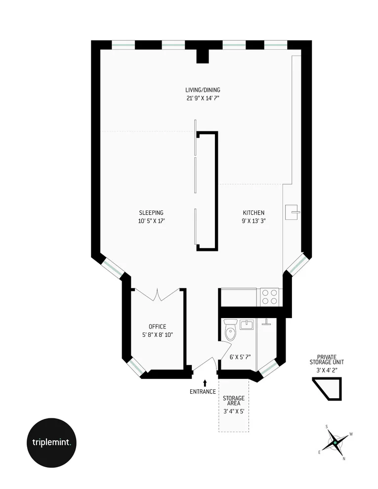 Unit for sale at 241 E 7th Street, Manhattan, NY 10009
