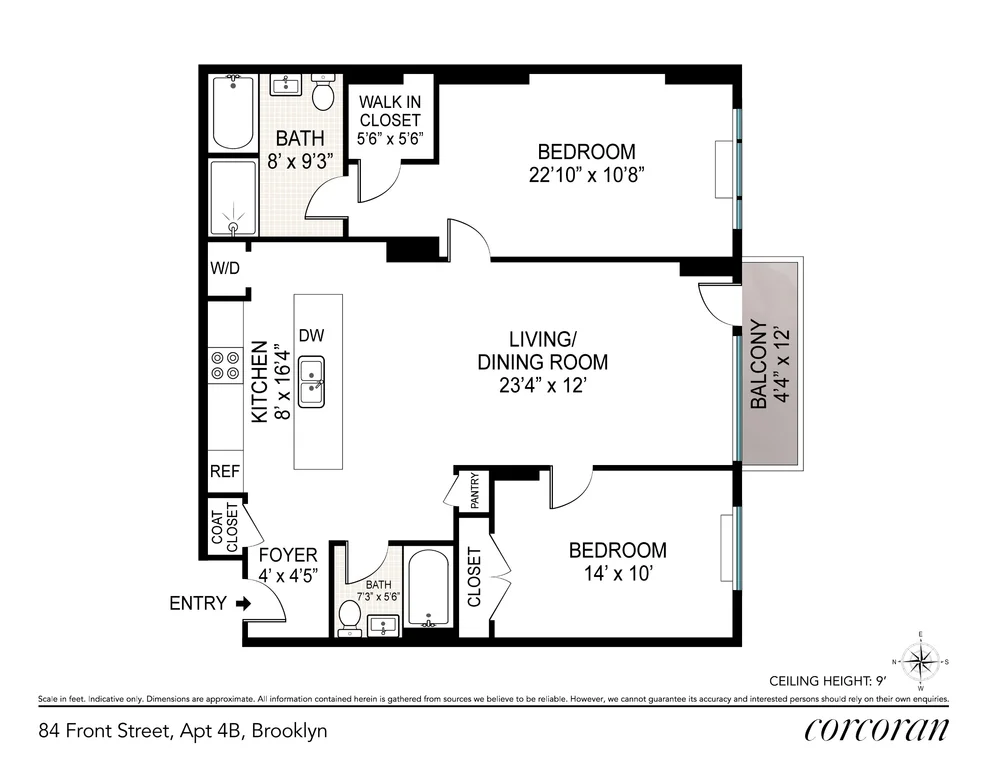 Unit for sale at 84 FRONT Street, Brooklyn, NY 11201