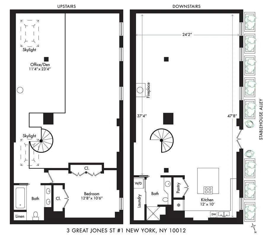 Unit for sale at 3 Great Jones Street, Manhattan, NY 10012