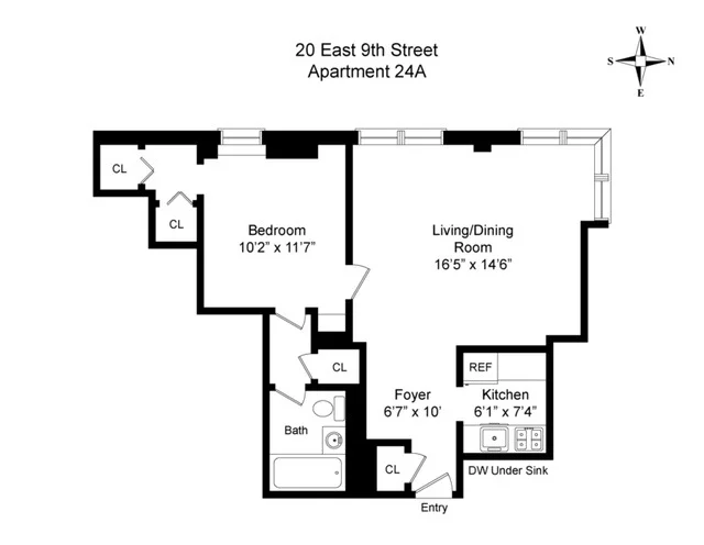 Unit for sale at 20 E 9TH Street, Manhattan, NY 10003