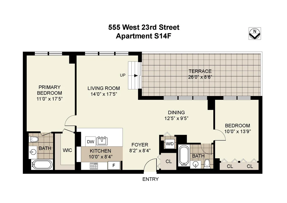 Unit for sale at 555 W 23rd Street, Manhattan, NY 10011