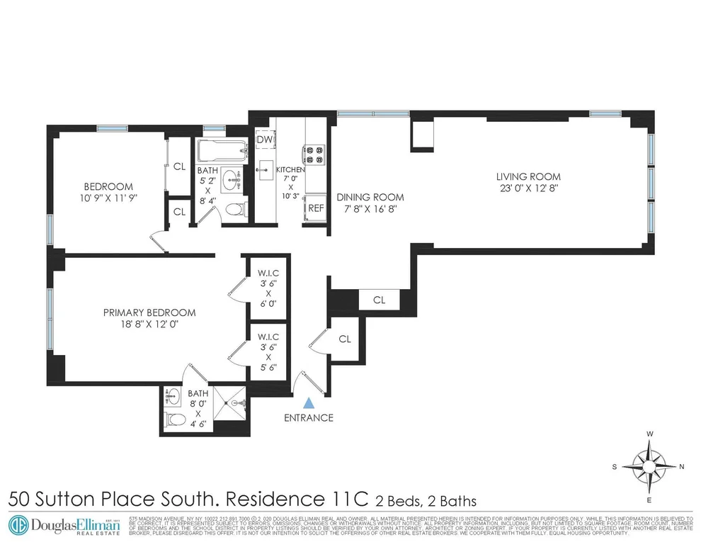 Unit for sale at 50 SUTTON Place S, Manhattan, NY 10022