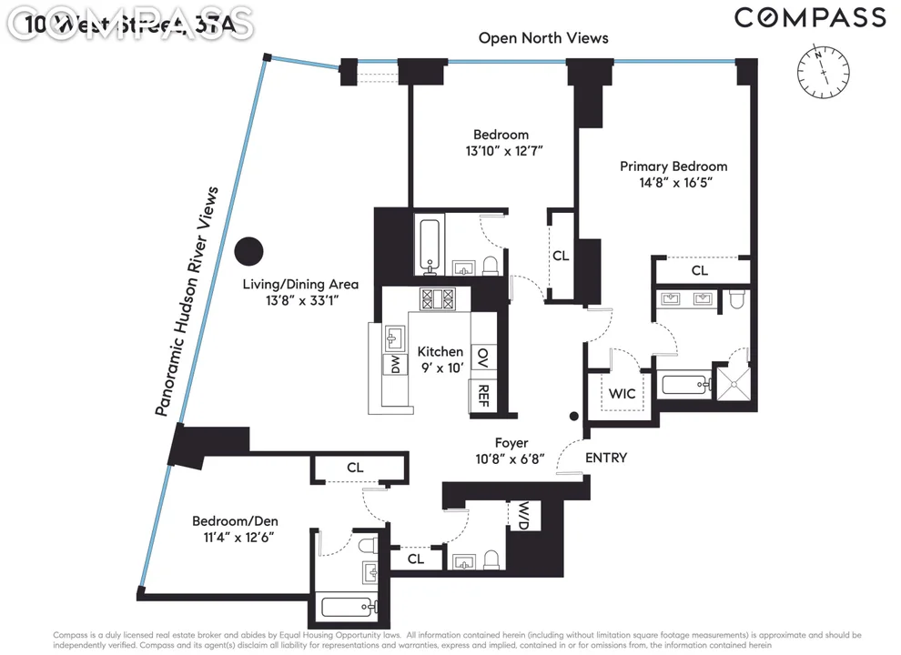 Unit for sale at 10 Little West Street, Manhattan, NY 10004