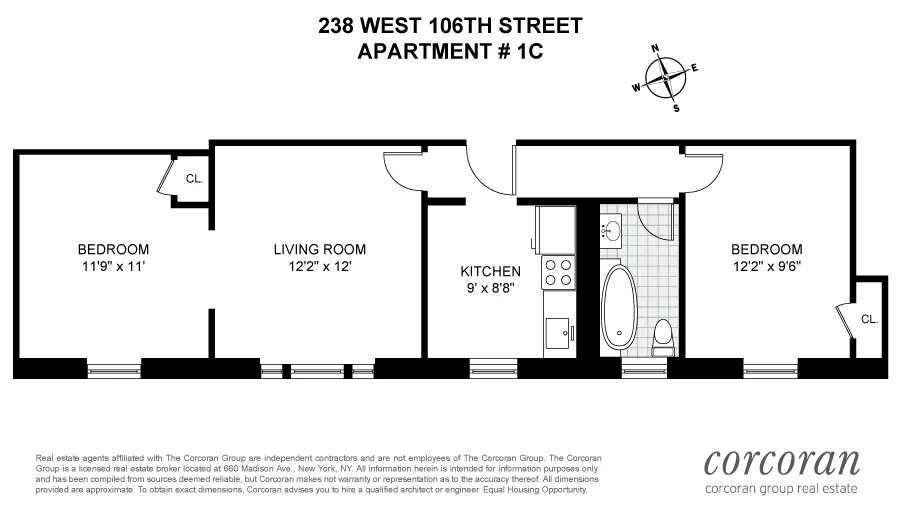 Unit for sale at 238 W 106TH Street, Manhattan, NY 10025
