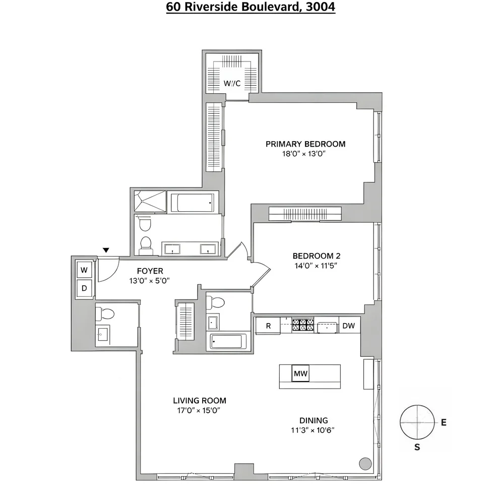 Unit for sale at 60 RIVERSIDE Boulevard, Manhattan, NY 10069
