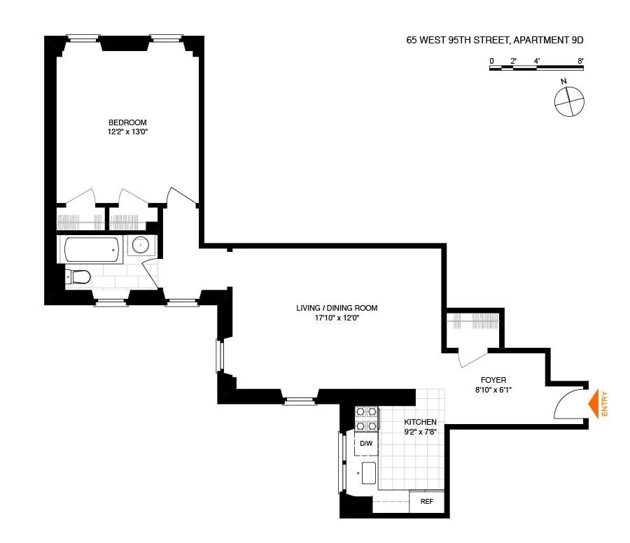 Unit for sale at 65 W 95th Street, Manhattan, NY 10025