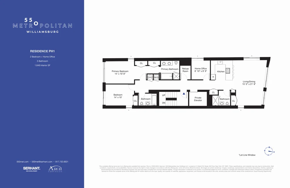 Unit for sale at 550 METROPOLITAN Avenue, Brooklyn, NY 11211