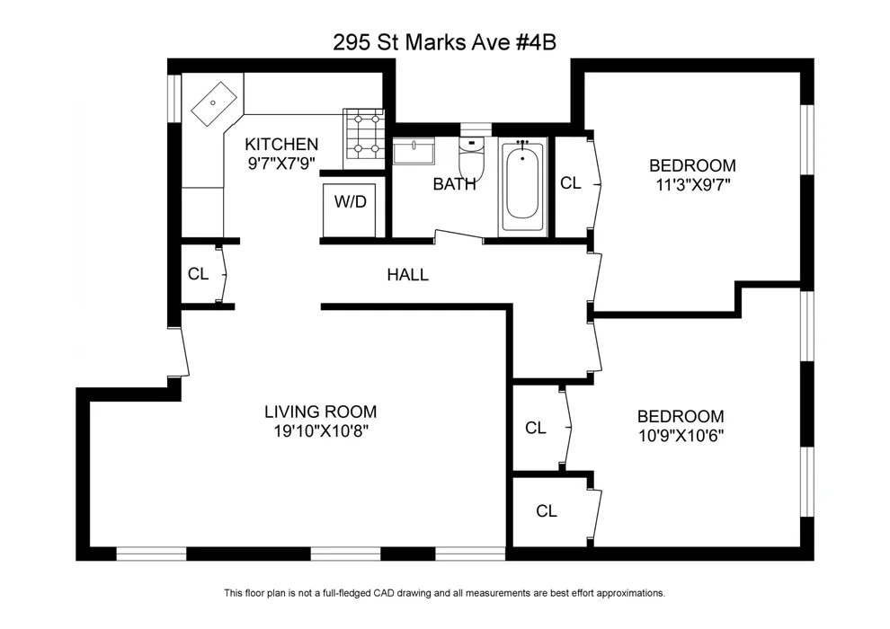 Unit for sale at 295 St Marks Avenue, Brooklyn, NY 11238