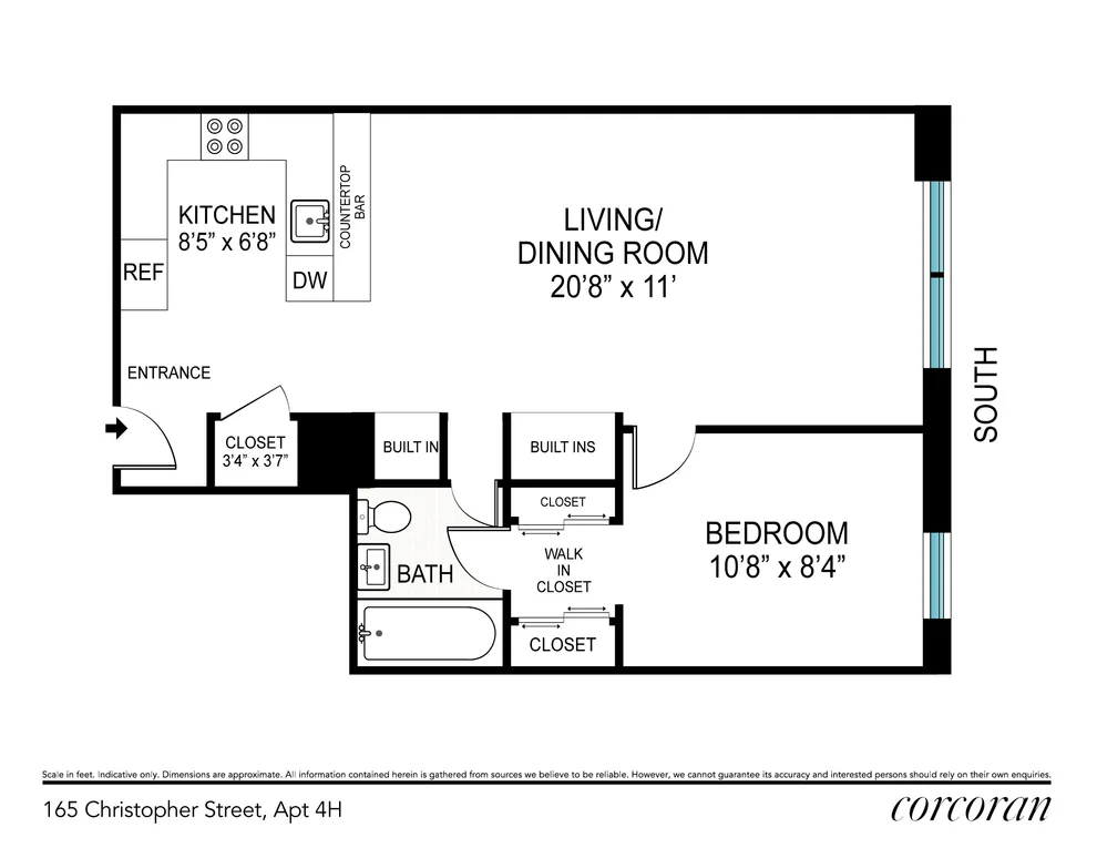 Unit for sale at 165 Christopher Street, Manhattan, NY 10014