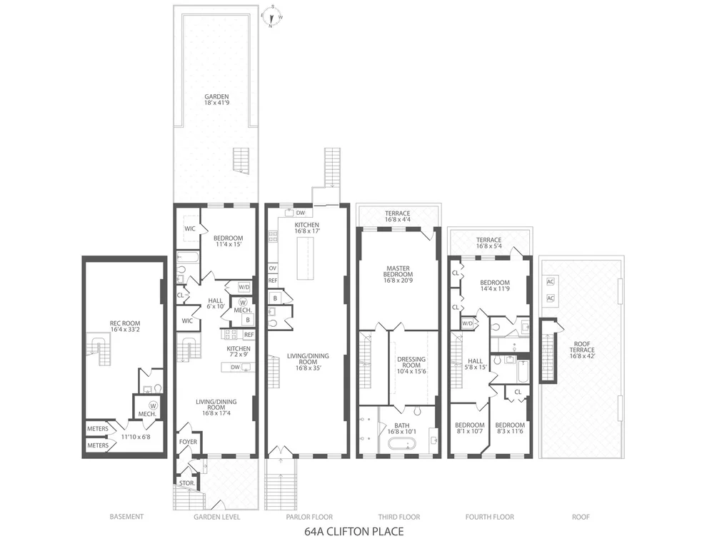 Unit for sale at 64A Clifton Place, Brooklyn, NY 11238