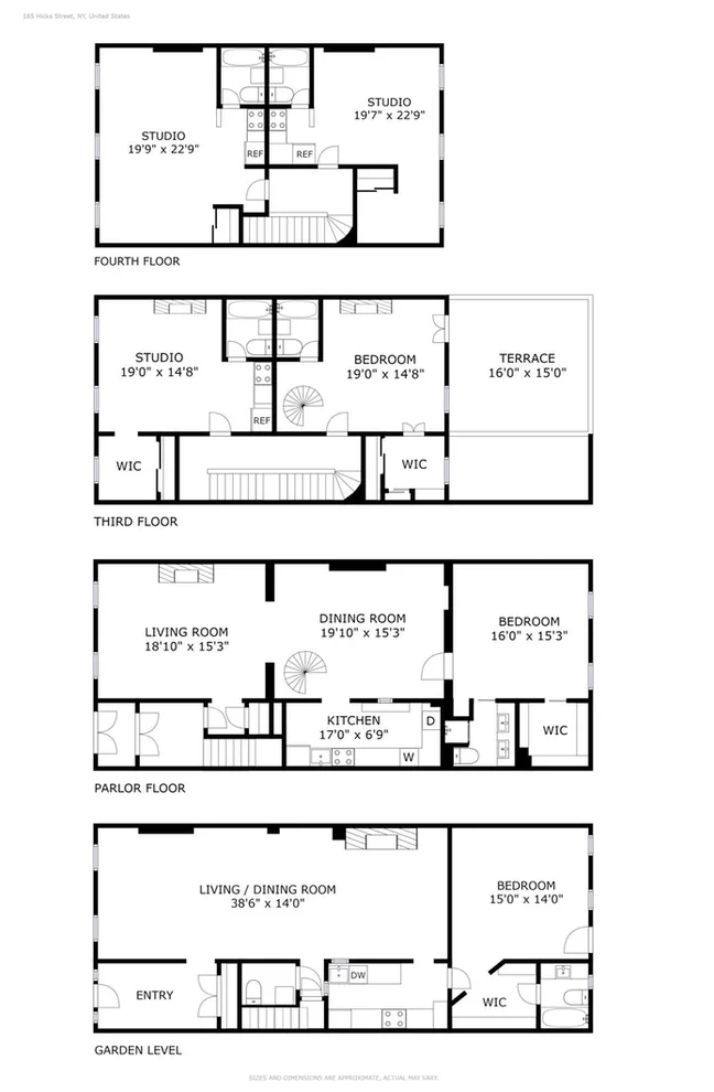 Unit for sale at 165 HICKS Street, Brooklyn, NY 11201