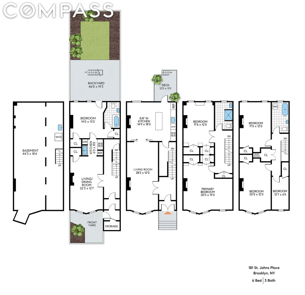 Unit for sale at 181 St Johns Place, Brooklyn, NY 11217
