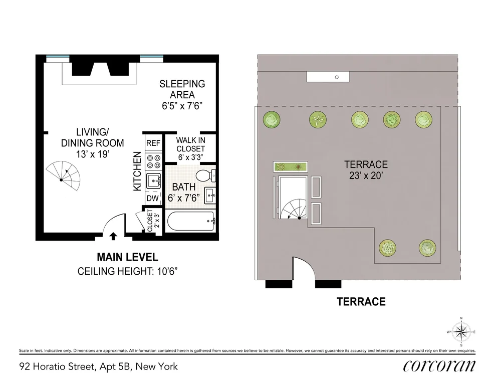Unit for sale at 92 HORATIO Street, Manhattan, NY 10014