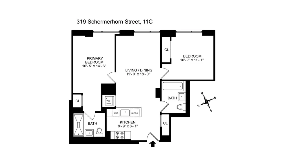 Unit for sale at 319 SCHERMERHORN Street, Brooklyn, NY 11217