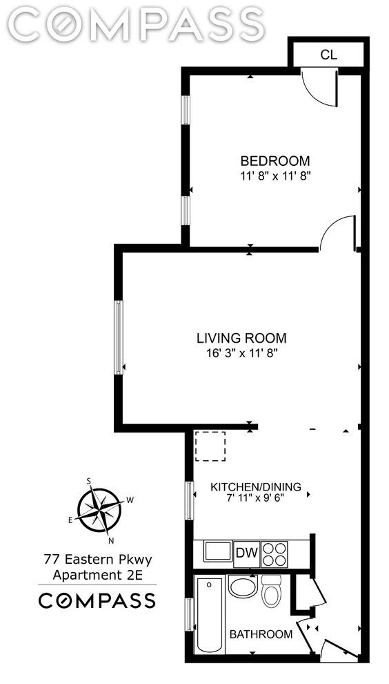 Unit for sale at 77 Eastern Parkway, Brooklyn, NY 11238