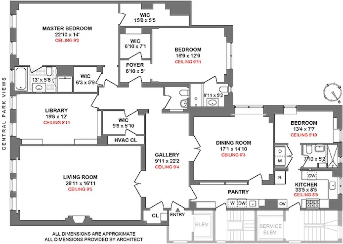 Unit for sale at 211 CENTRAL Park W, Manhattan, NY 10024
