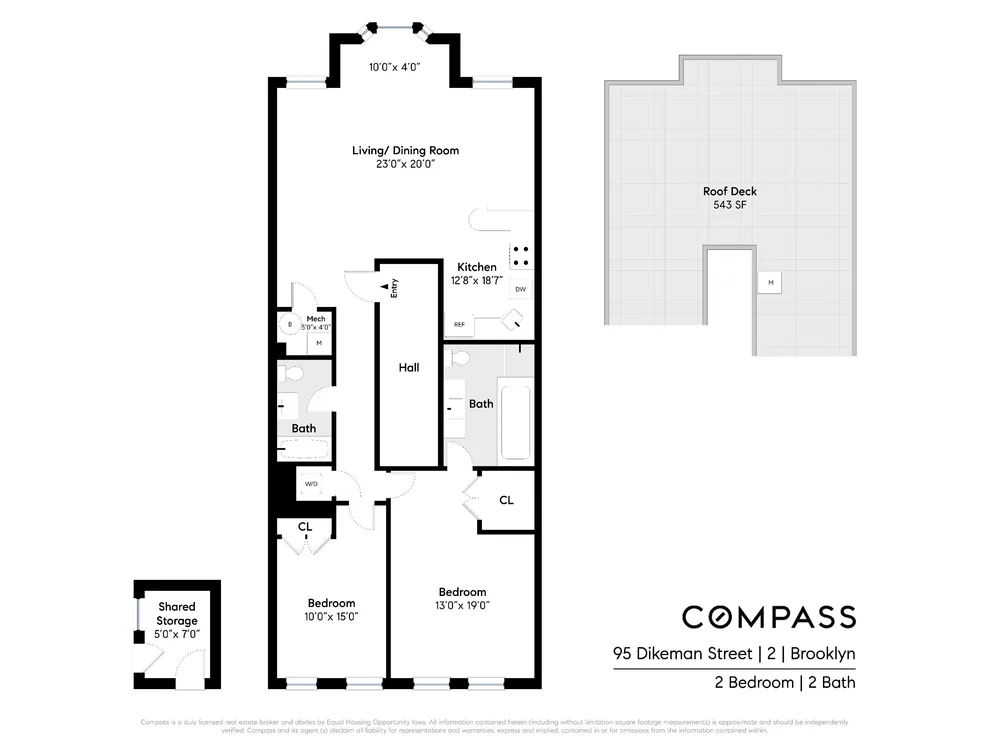 Unit for sale at 95 Dikeman Street, Brooklyn, NY 11231