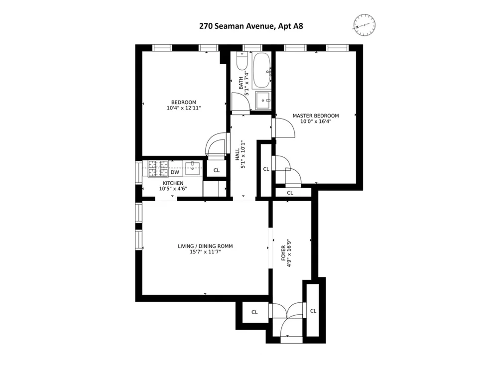 Unit for sale at 270 SEAMAN Avenue, Manhattan, NY 10040