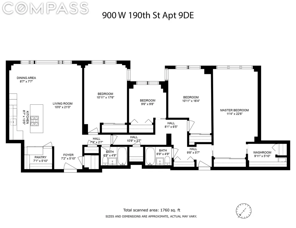 Unit for sale at 900 W 190th Street, Manhattan, NY 10040