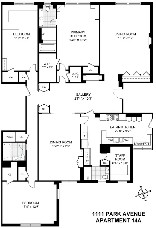 Unit for sale at 1111 PARK Avenue, Manhattan, NY 10128
