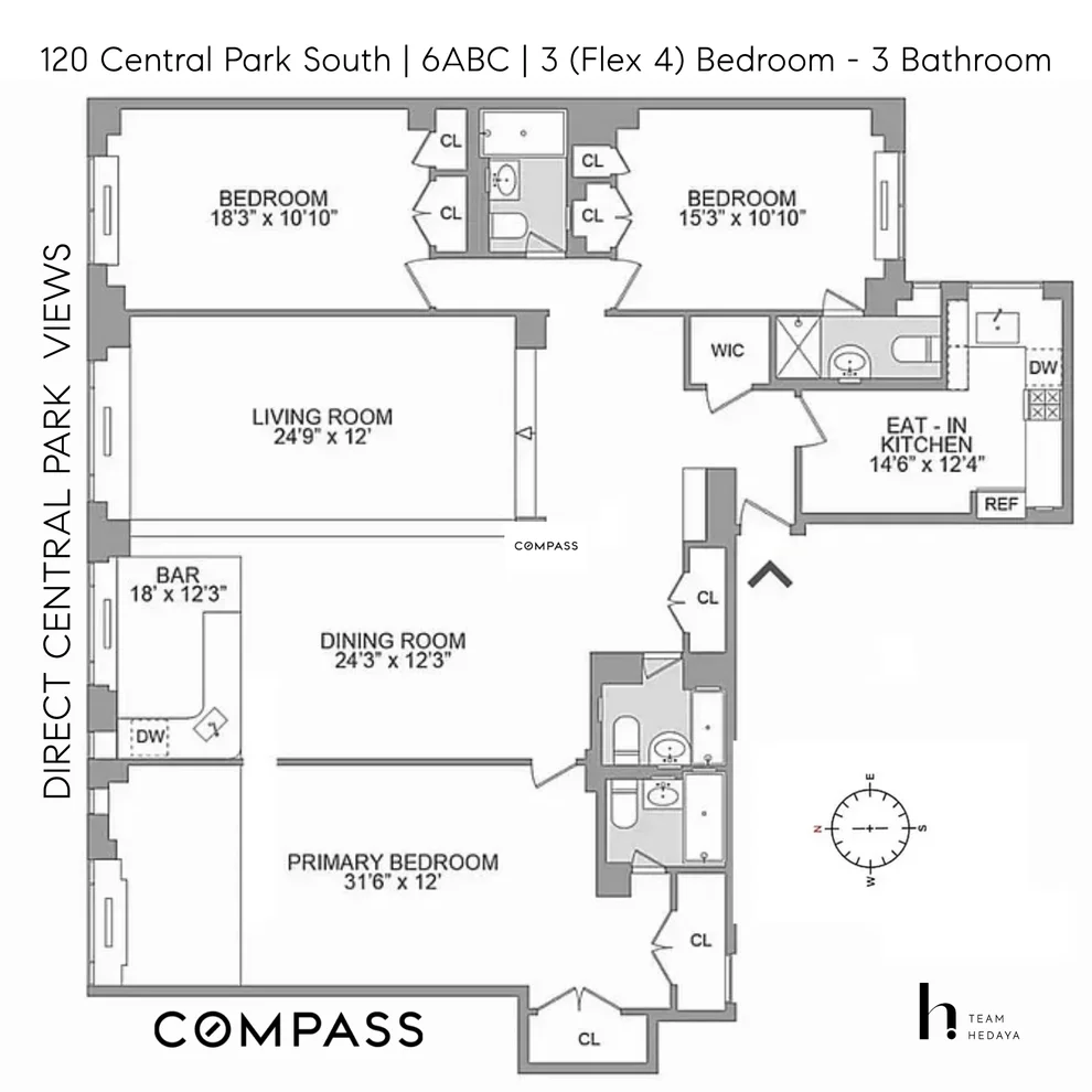 Unit for sale at 120 Central Park S, Manhattan, NY 10019
