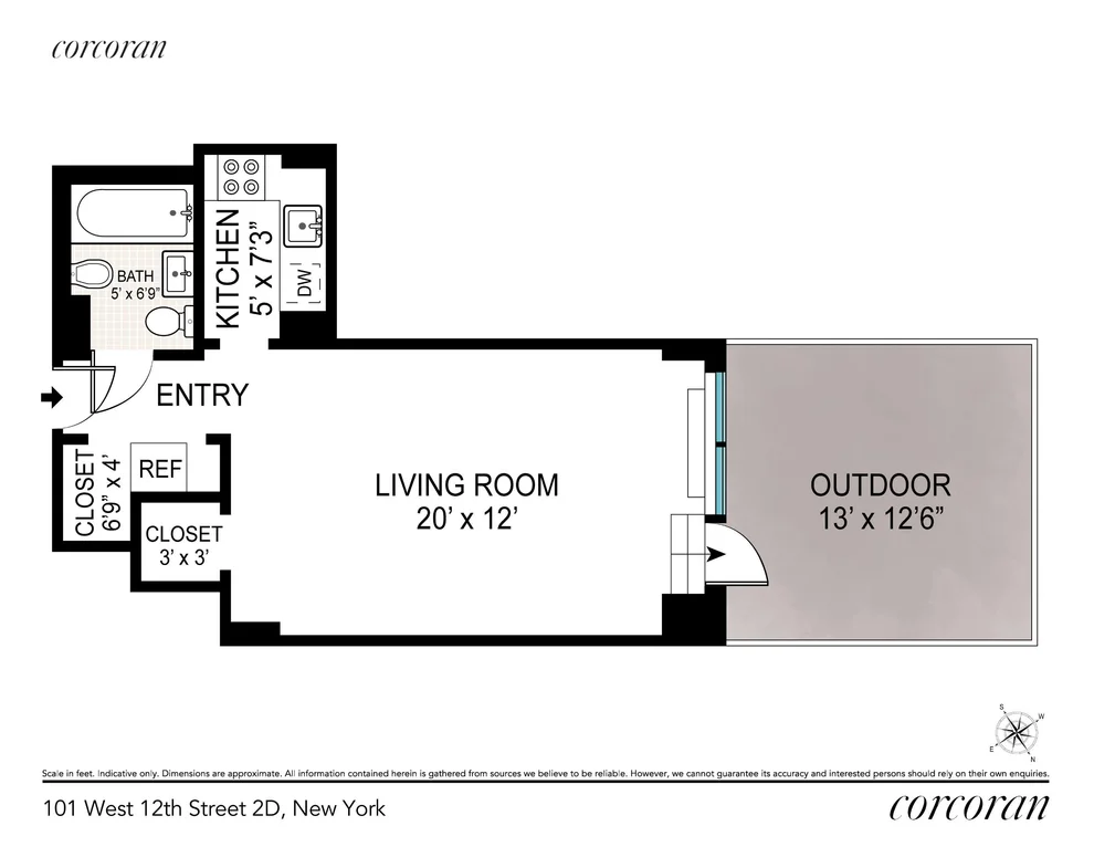 Unit for sale at 101 W 12th Street, Manhattan, NY 10011