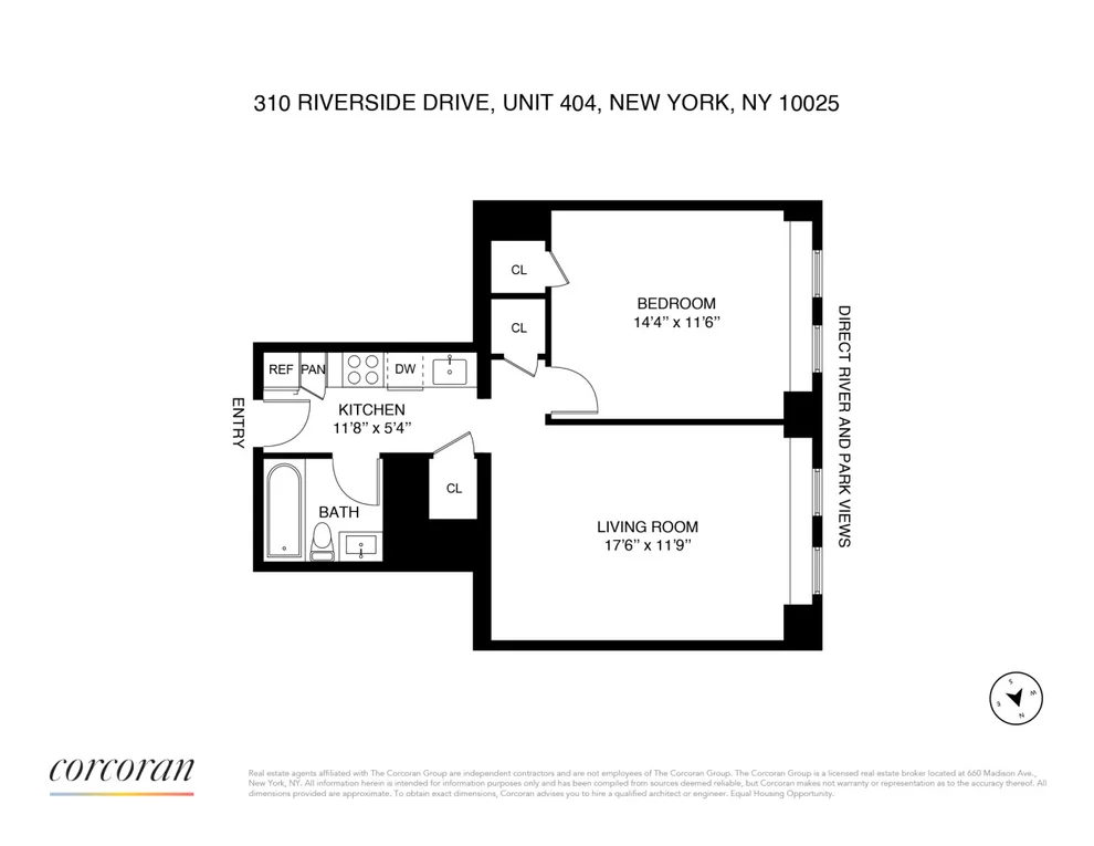 Unit for sale at 310 RIVERSIDE Drive, Manhattan, NY 10025