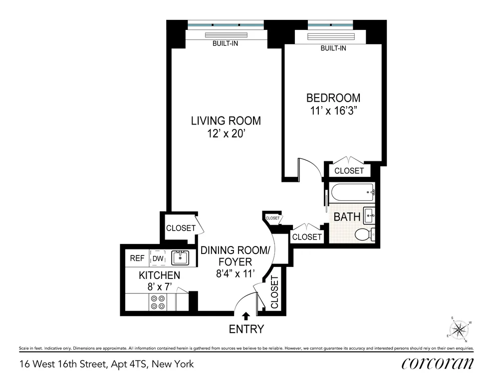 Unit for sale at 16 W 16TH Street, Manhattan, NY 10011