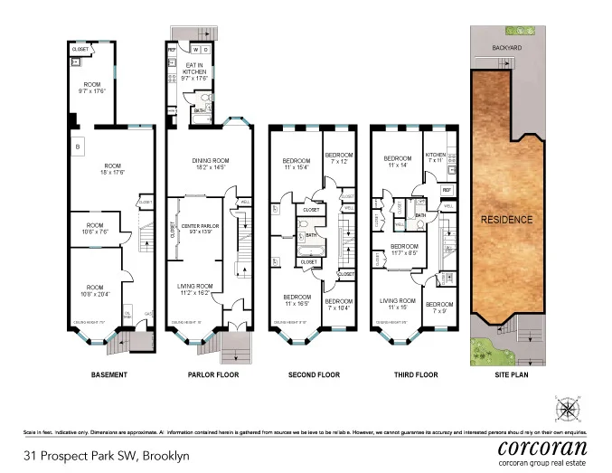 Unit for sale at 31 Prospect Park SW, Brooklyn, NY 11215