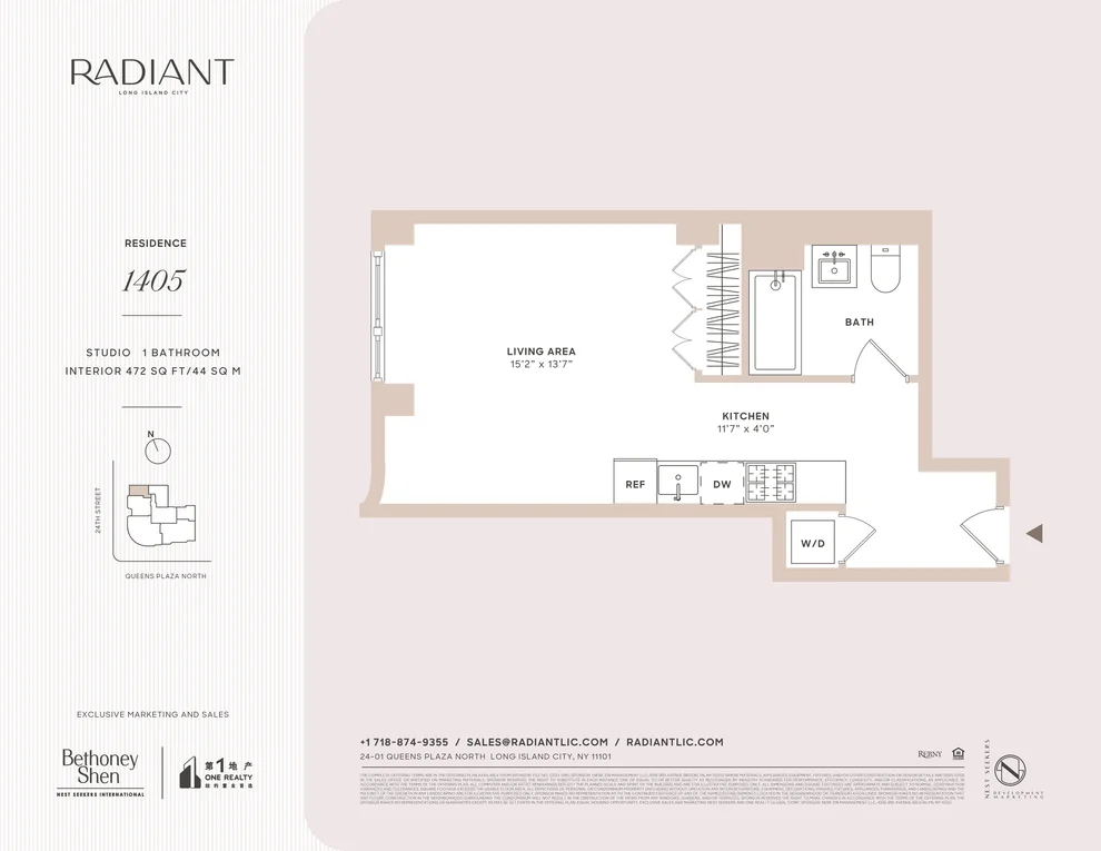Unit for sale at 24-01 Queens Plaza N, Queens, NY 11101