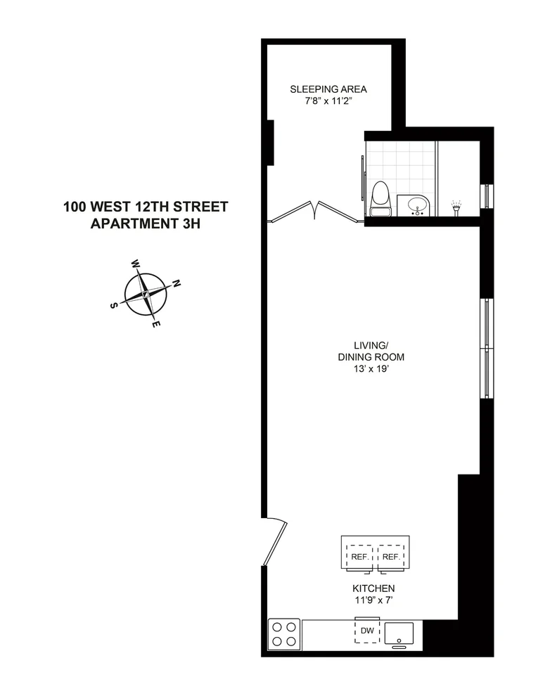Unit for sale at 100 W 12TH Street, Manhattan, NY 10011