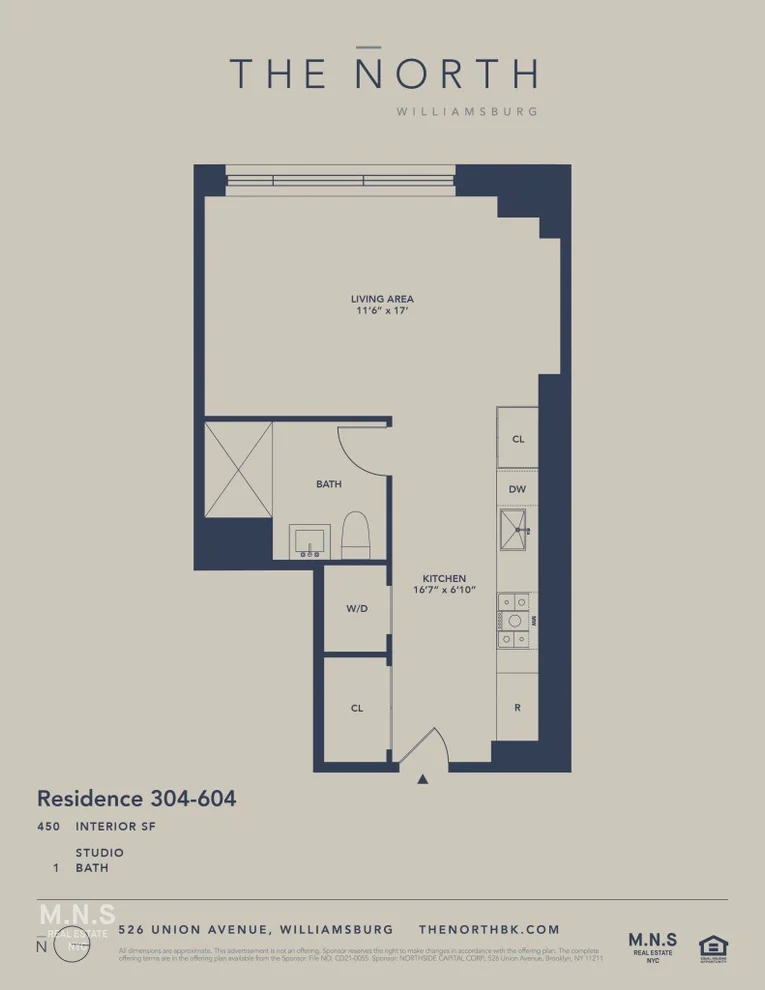 Unit for sale at 526 Union Avenue, Brooklyn, NY 11211