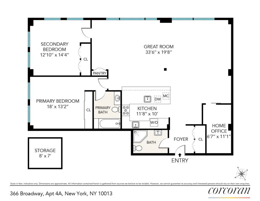 Unit for sale at 366 BROADWAY, Manhattan, NY 10013