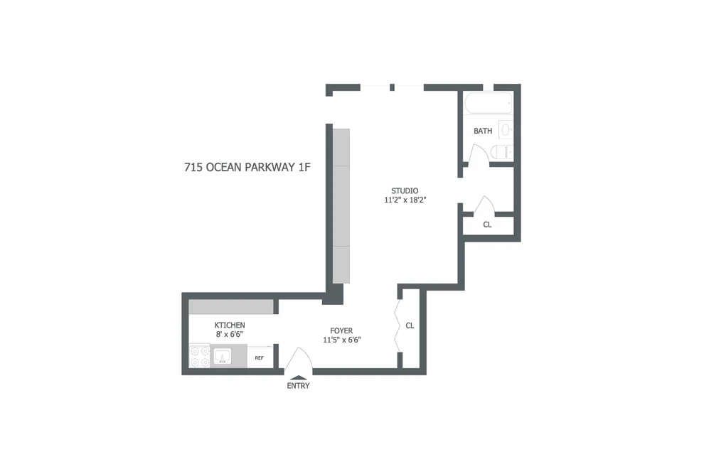 Unit for sale at 715 OCEAN Parkway, Brooklyn, NY 11230
