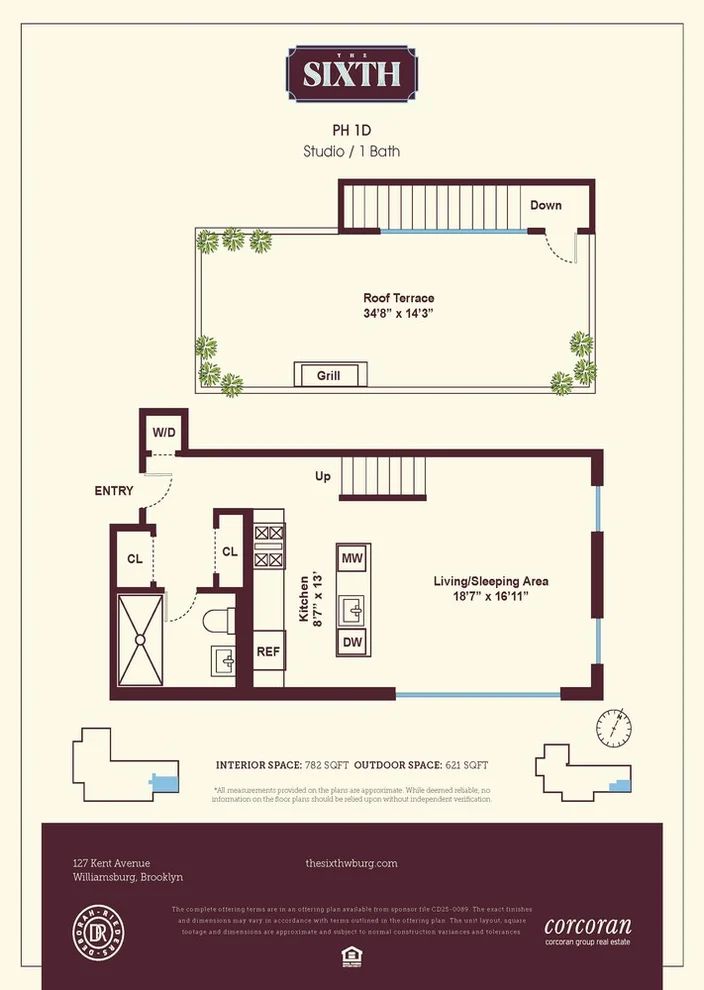 Unit for sale at 127 KENT Avenue, Brooklyn, NY 11249