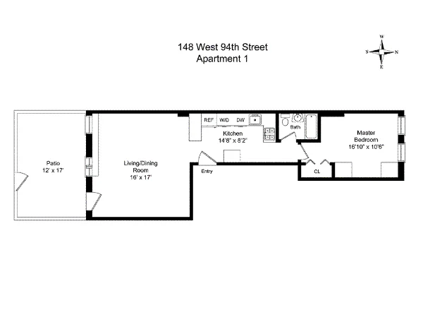 Unit for sale at 148 W 94TH Street, Manhattan, NY 10025