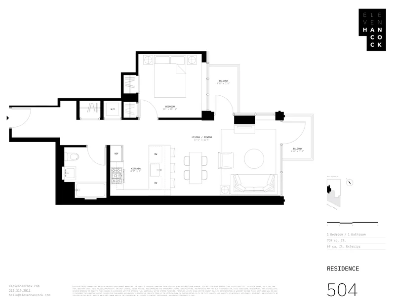 Unit for sale at 11 HANCOCK Place, Manhattan, NY 10027
