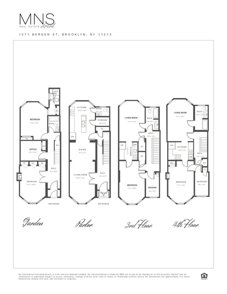 Unit for sale at 1271 Bergen Street, Brooklyn, NY 11213