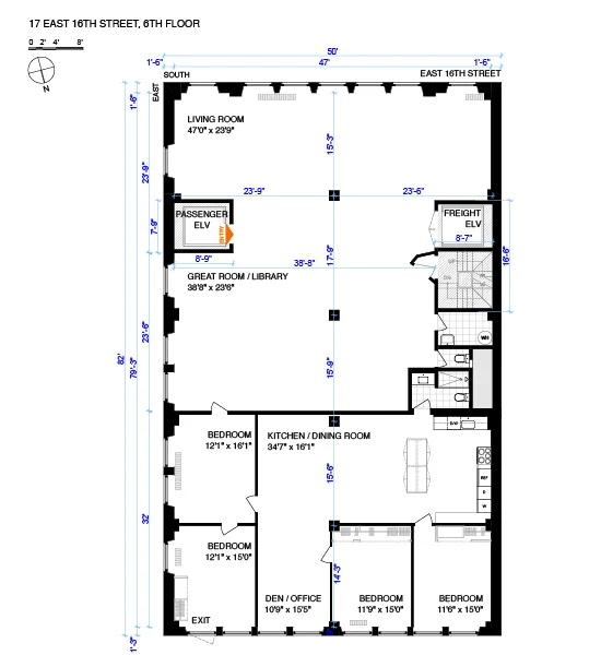 Unit for sale at 17 E 16TH Street, Manhattan, NY 10003