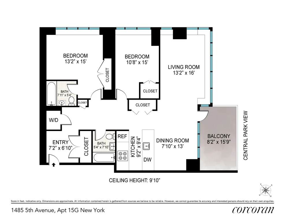 Unit for sale at 1485 5TH Avenue, Manhattan, NY 10035