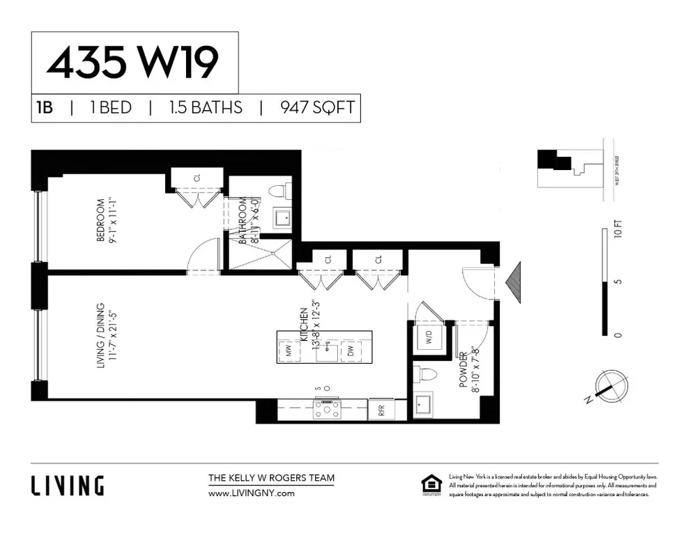 Unit for sale at 435 W 19th Street, Manhattan, NY 10011