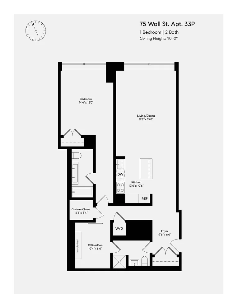 Unit for sale at 75 WALL Street, Manhattan, NY 10005