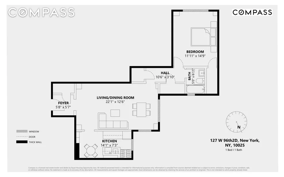 Unit for sale at 127 W 96th Street, Manhattan, NY 10025
