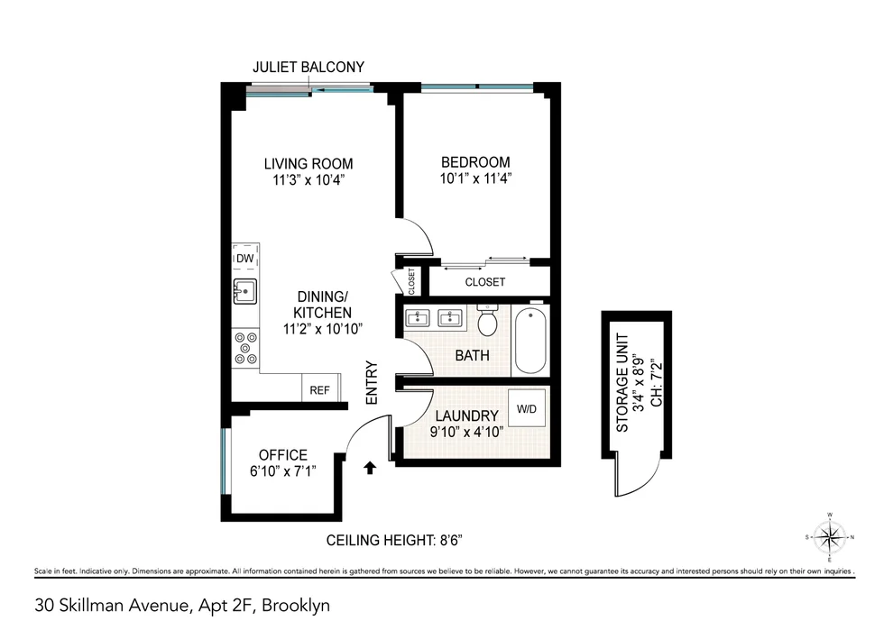 Unit for sale at 30 Skillman Avenue, Brooklyn, NY 11211