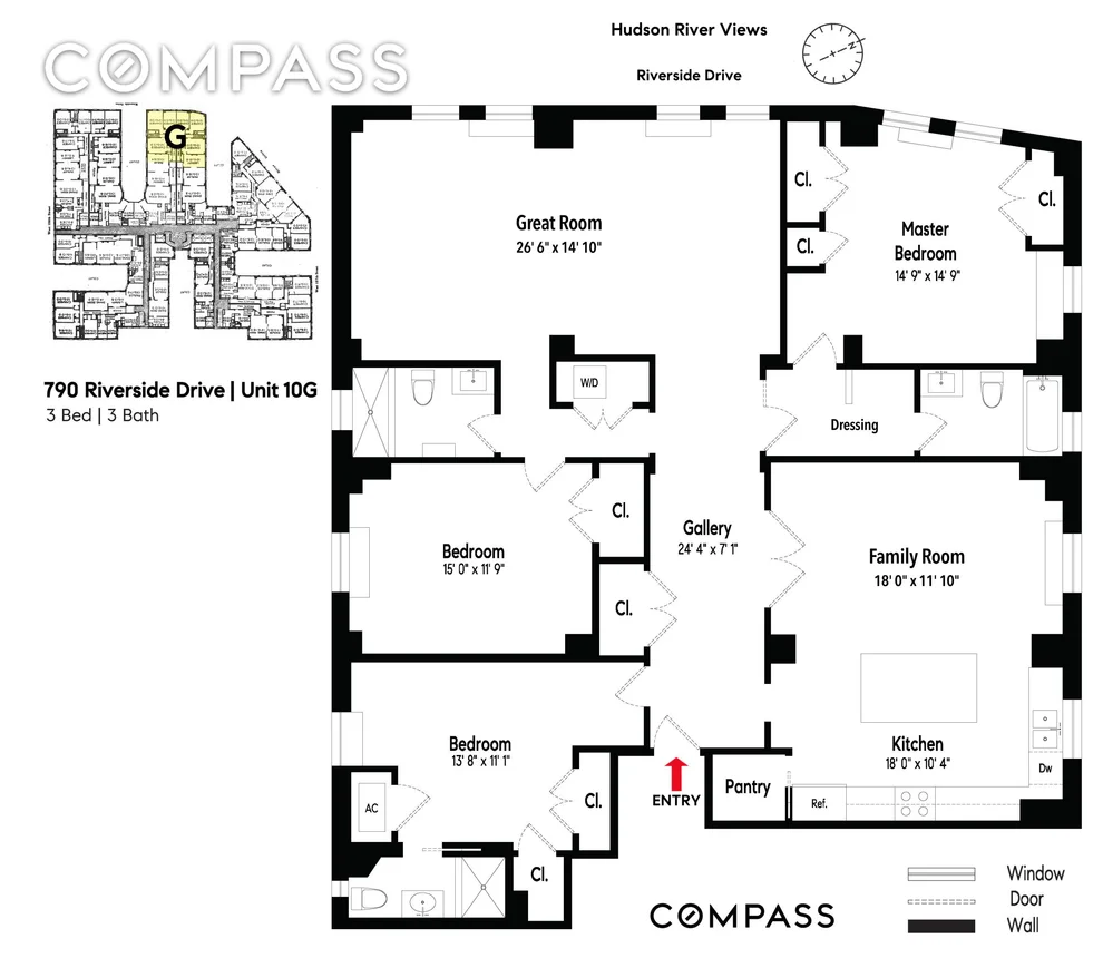 Unit for sale at 790 Riverside Drive, Manhattan, NY 10032