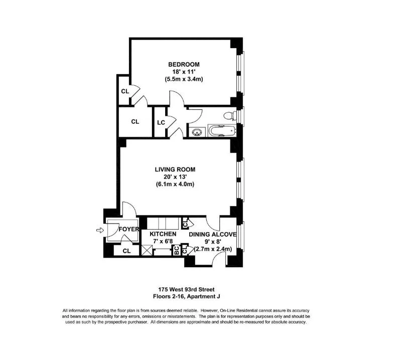 Unit for sale at 175 W 93rd Street, Manhattan, NY 10025