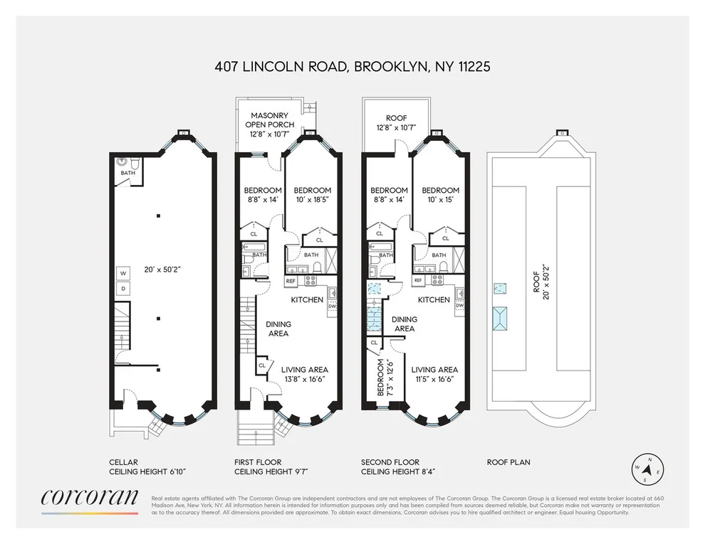 Unit for sale at 407 LINCOLN Road, Brooklyn, NY 11225